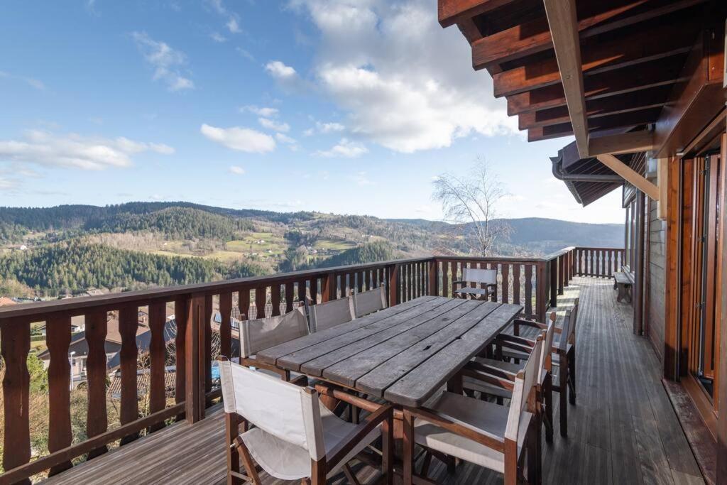Luxueux Chalet Avec Vue Sur Les Pistes Et Le Hohneck Le Tholy Exterior photo