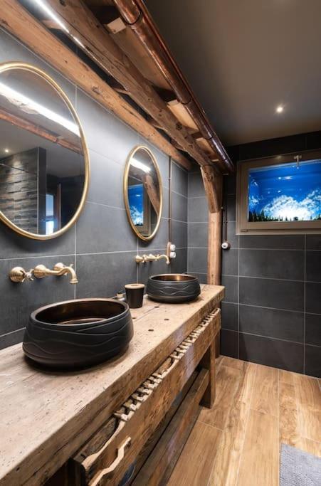 Luxueux Chalet Avec Vue Sur Les Pistes Et Le Hohneck Le Tholy Exterior photo